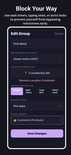 Butsu- App Blocker screenshot 1