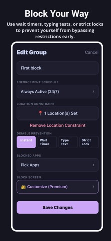 Butsu- App Blocker Screenshot 1 of 4