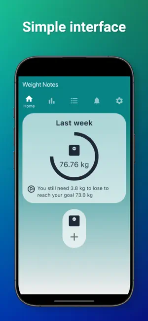 Weight Notes screenshot 3