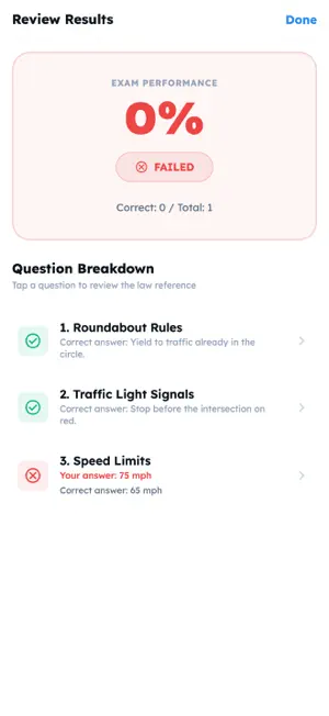 Road Test - Permit Test 2026 screenshot 2