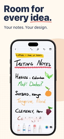 Penbook: Paper Planner & Notes app screenshot