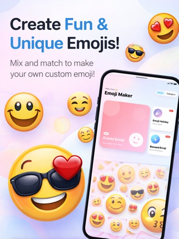 Emoji Maker - Personal Creator iPad screenshot