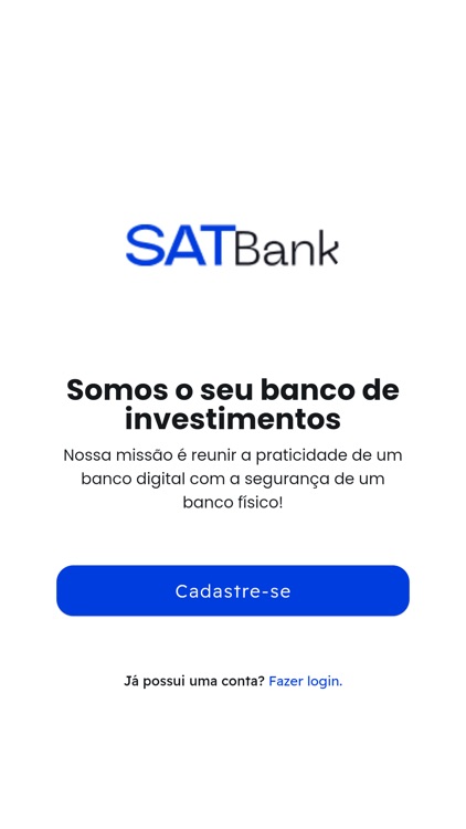 SAT Bank: conta, pix e mais