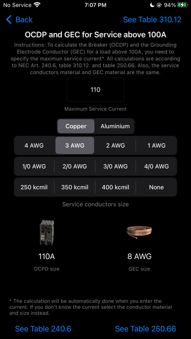 AWG Calculator App iPhone screenshot 3 - Utilities app