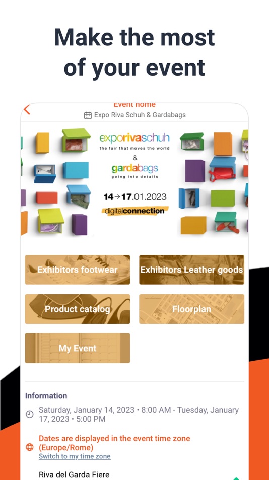 #2. Expo Riva Schuh e Gardabags (iOS) By: Riva del Garda Fierecongressi SpA
