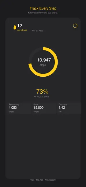 Step: Walk & Track screenshot 1