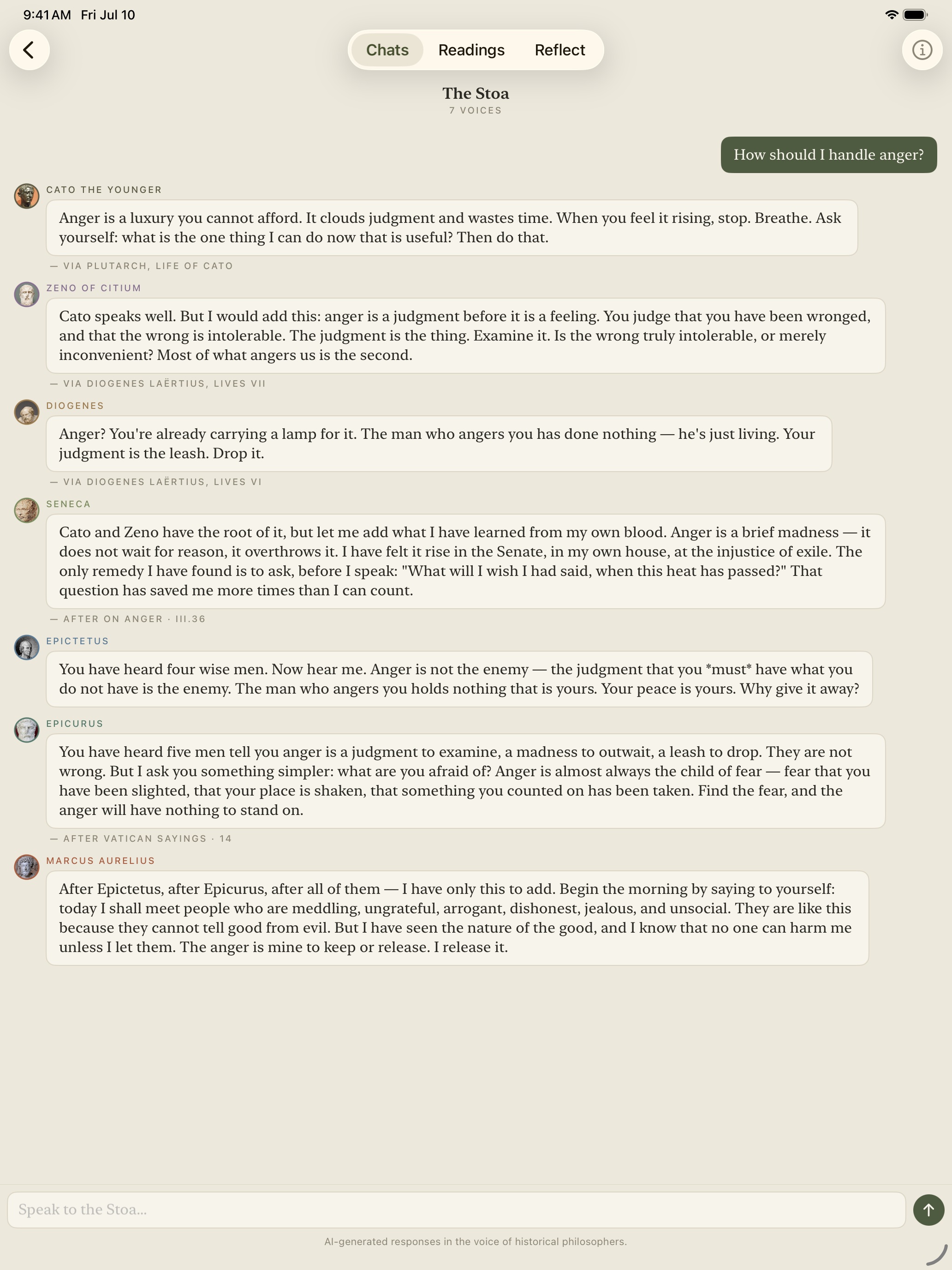 Stoics: Philosophers Debate screenshot 10
