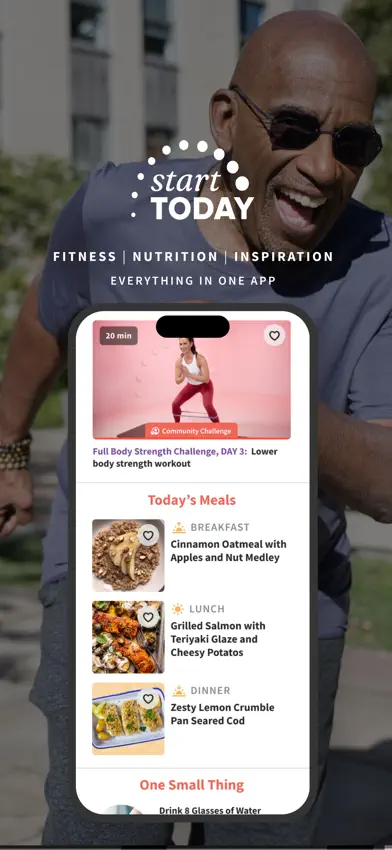 Start TODAY Meal Plan, Fitness screenshot 1