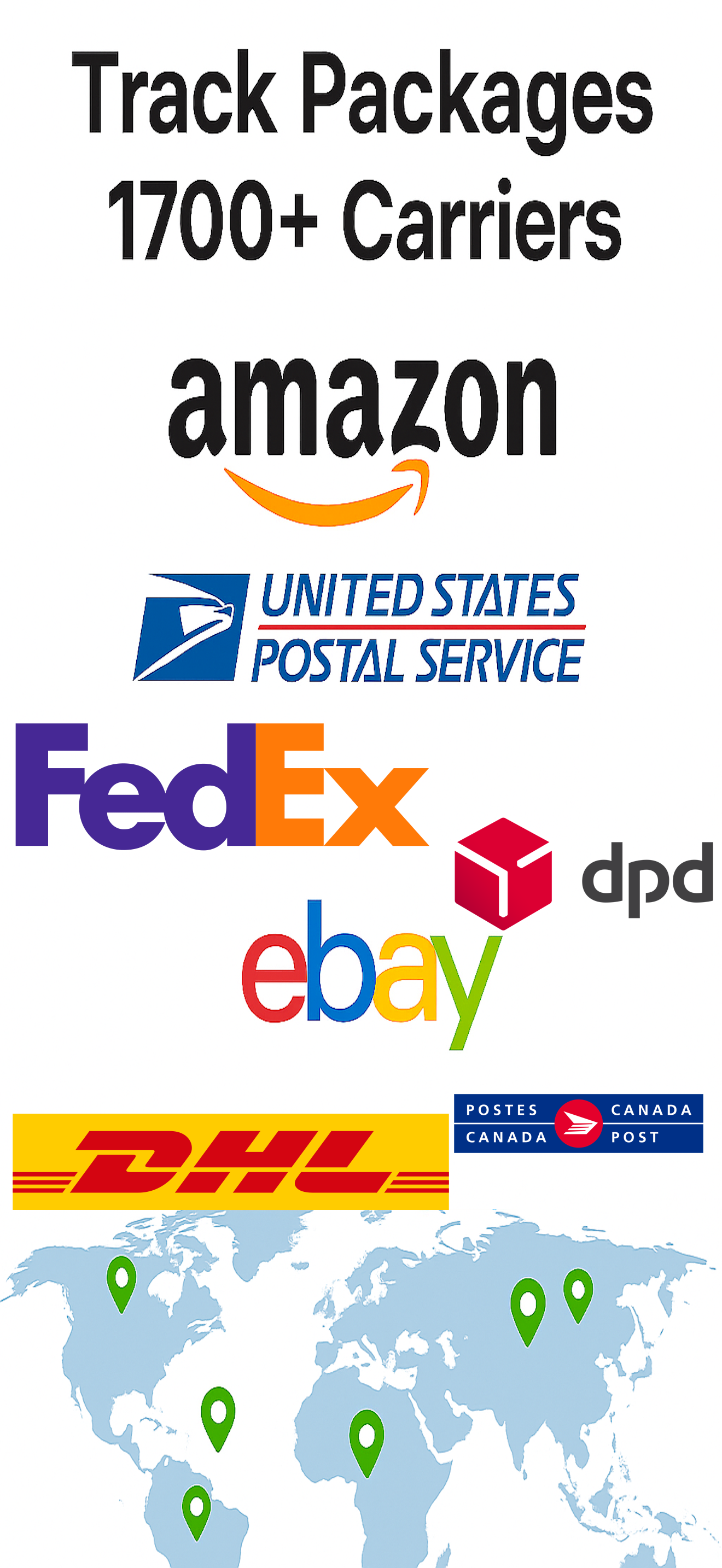 Package tracker for Fedex,UPS