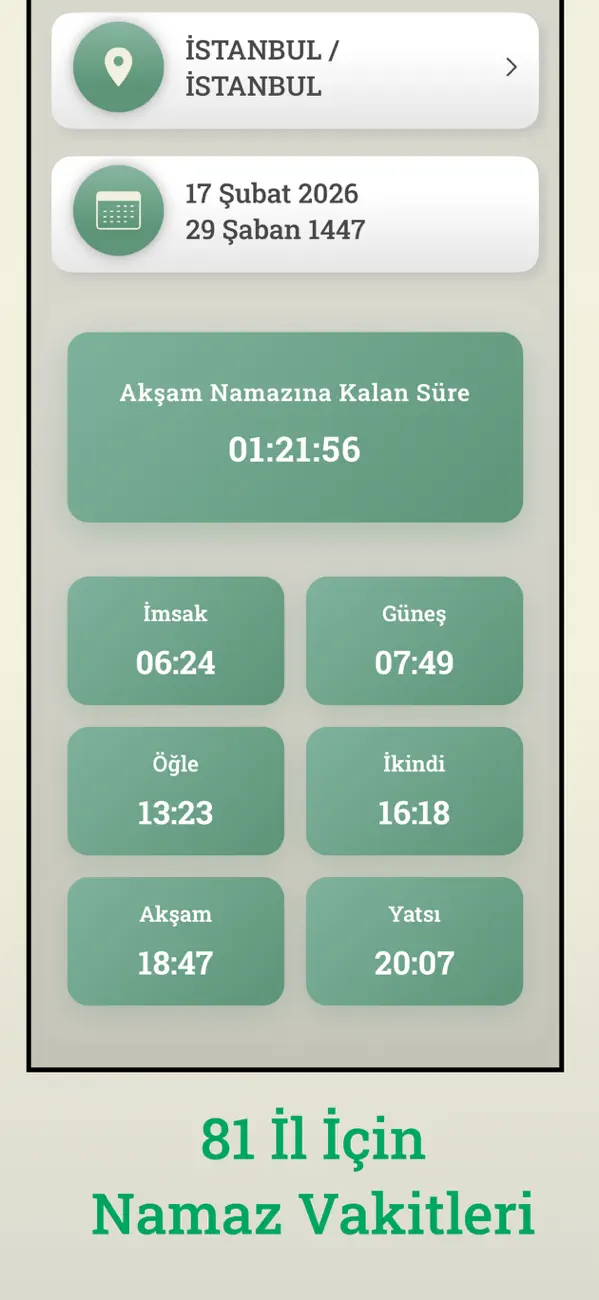 Screenshot #2 pour Cuma Mesaj & Namaz Vakitleri