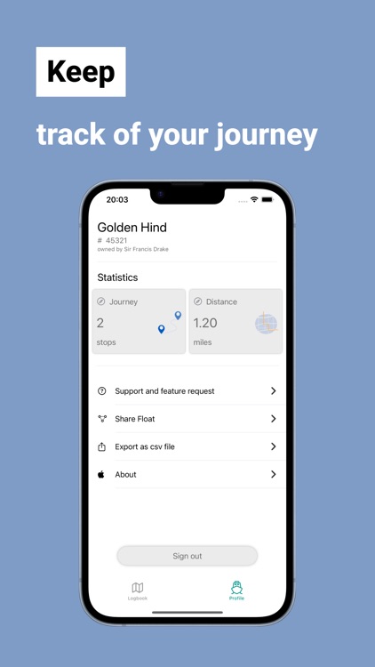 Float - Canal & River Logbook