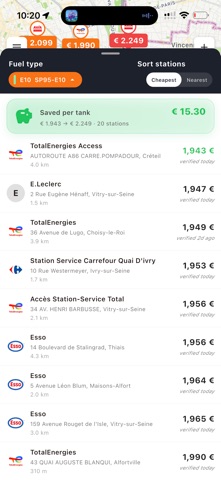 App screenshot