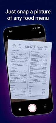 Nellie - AI Menu Scanner screenshot 2