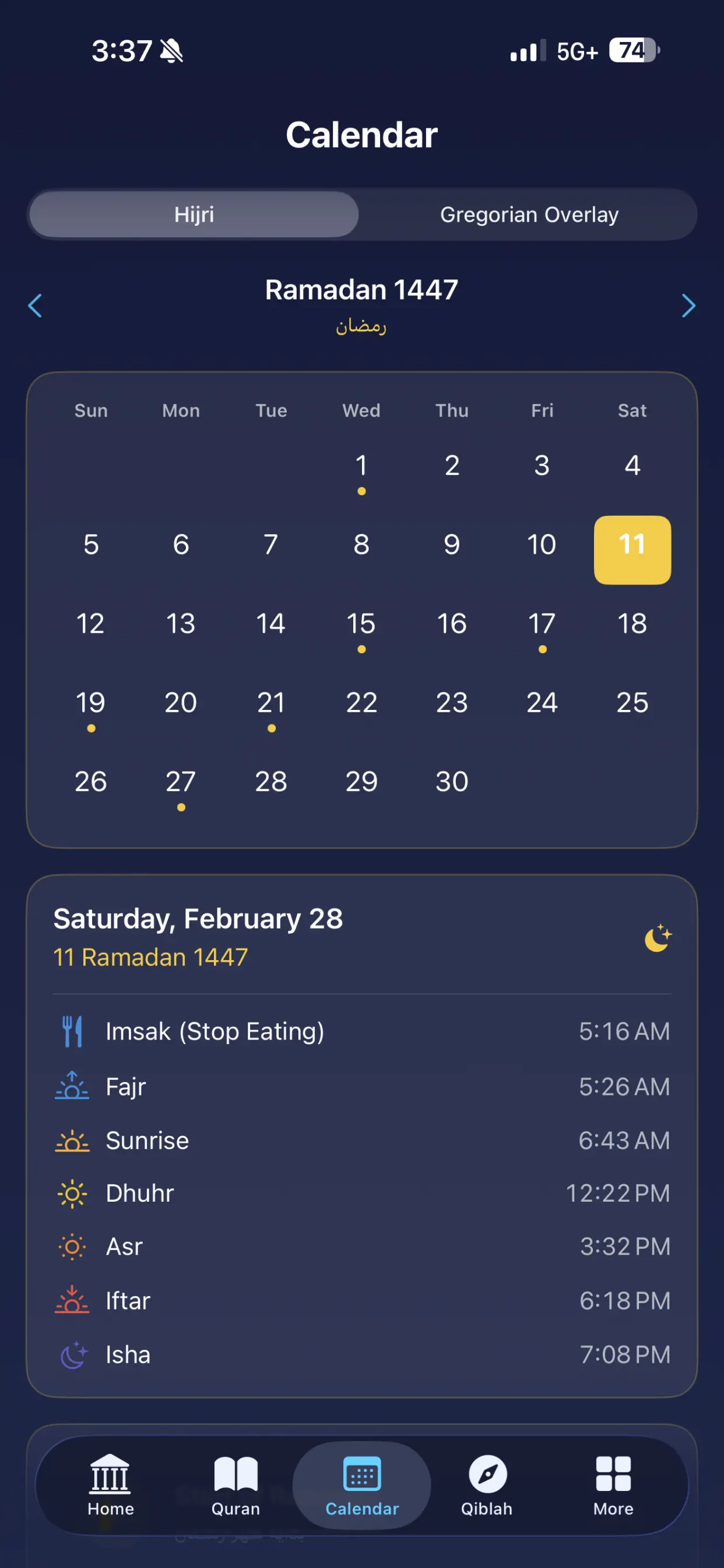 #8. One Islam (iOS) โดย: Leonardo Lawrence