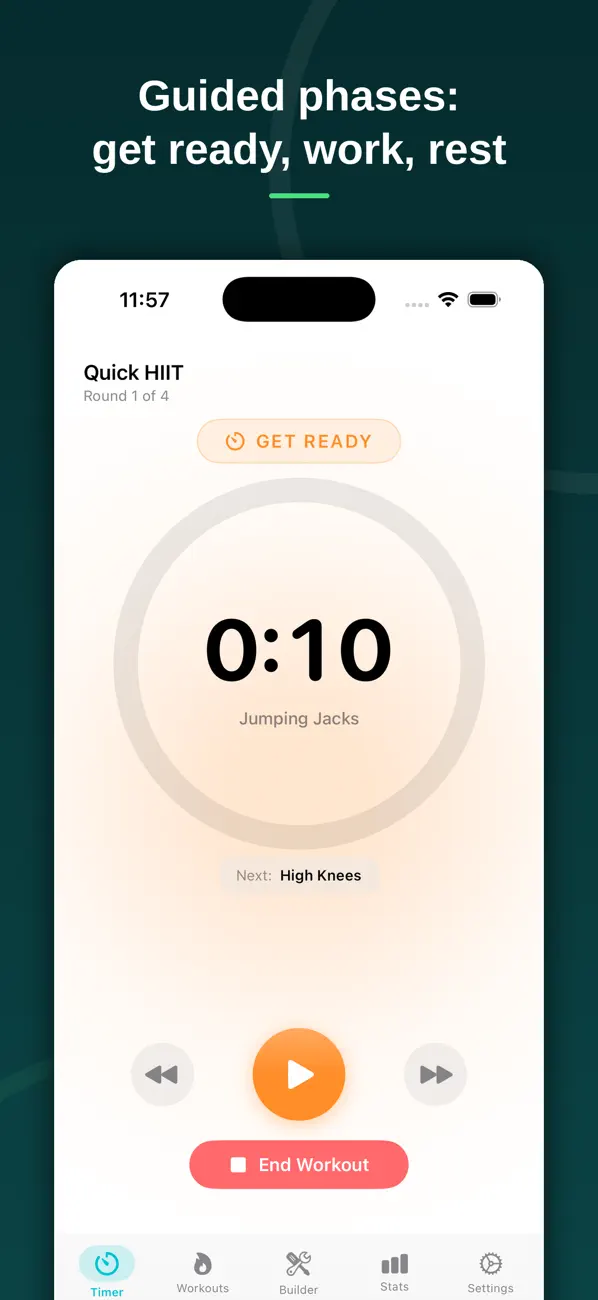 Screenshot #2 pour Tabata Coach