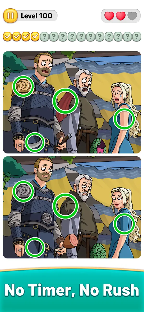 #4. Differences - Find Differences (iOS) Podle: Doodle Mobile Limited