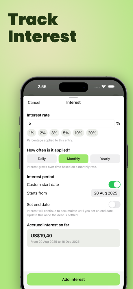 Loan Tracker: You Owe Me screenshot 9