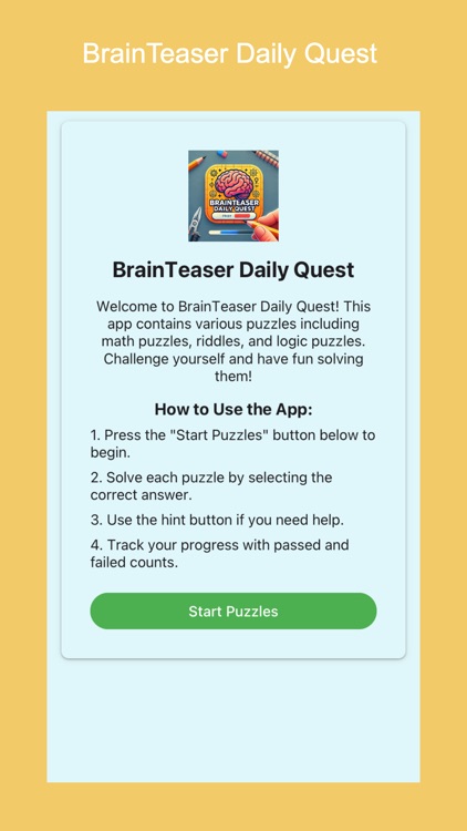 BrainTeaser Daily Quest