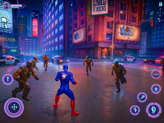 Grand Superhero Justice Sim iPad screenshot 6 - Games app