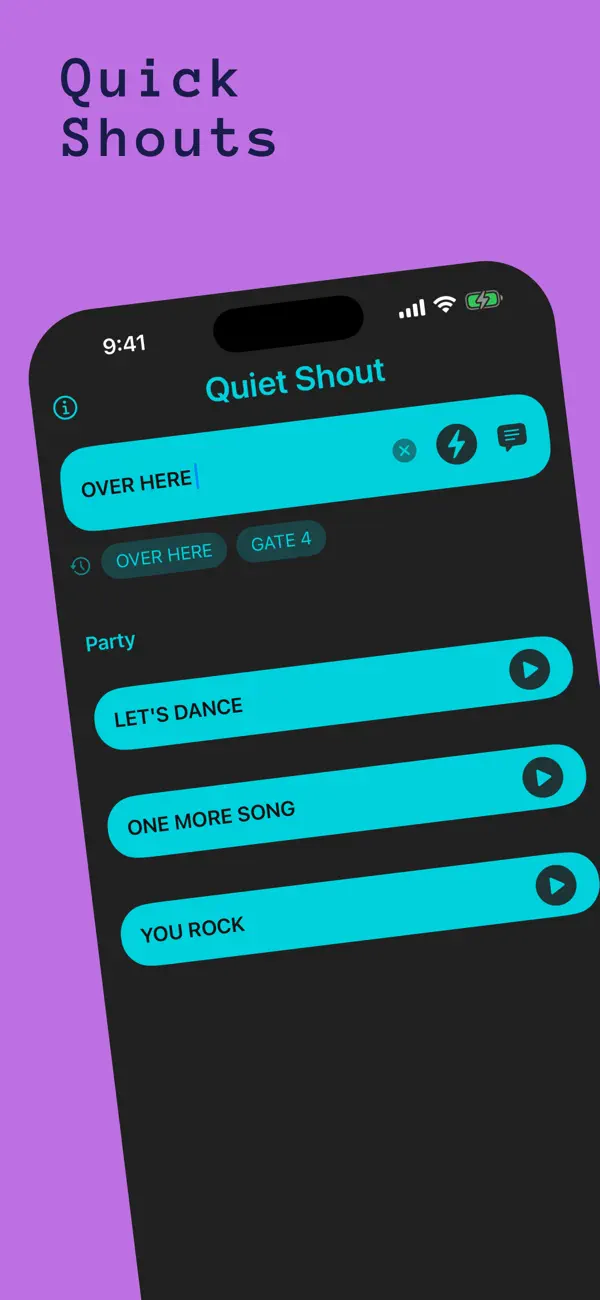 Screenshot #3 pour Quiet Shout - Loud Messages