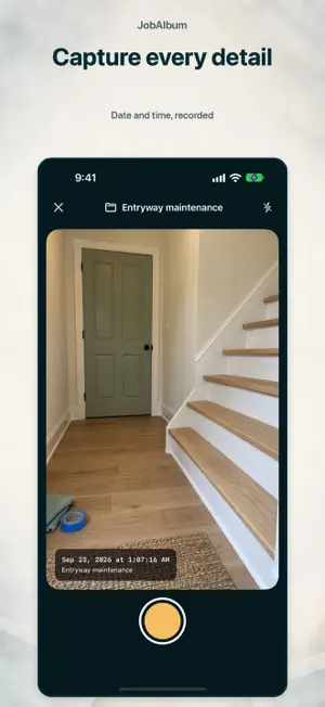 JobAlbum: Timestamp Camera screenshot 1