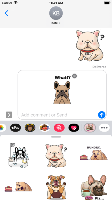 Bulldog Roar Stickers Screenshot