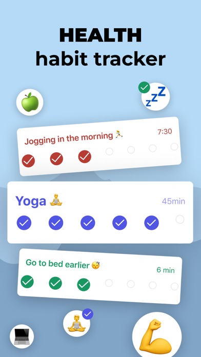Screenshot #2 pour Daily Habit List: Goal Tracker