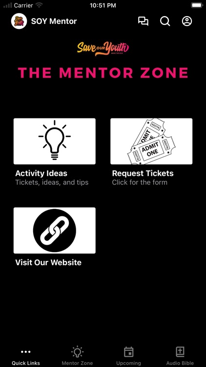 Save Our Youth Mentor Zone