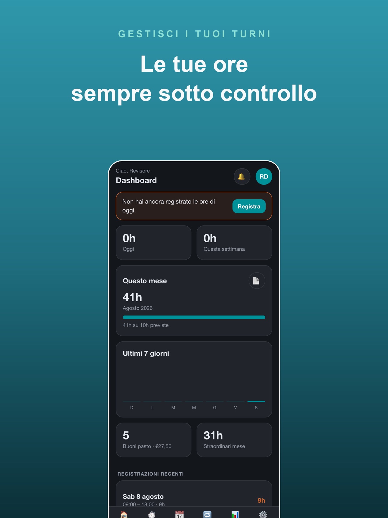 Screenshot 10 of Gestisci i tuoi turni