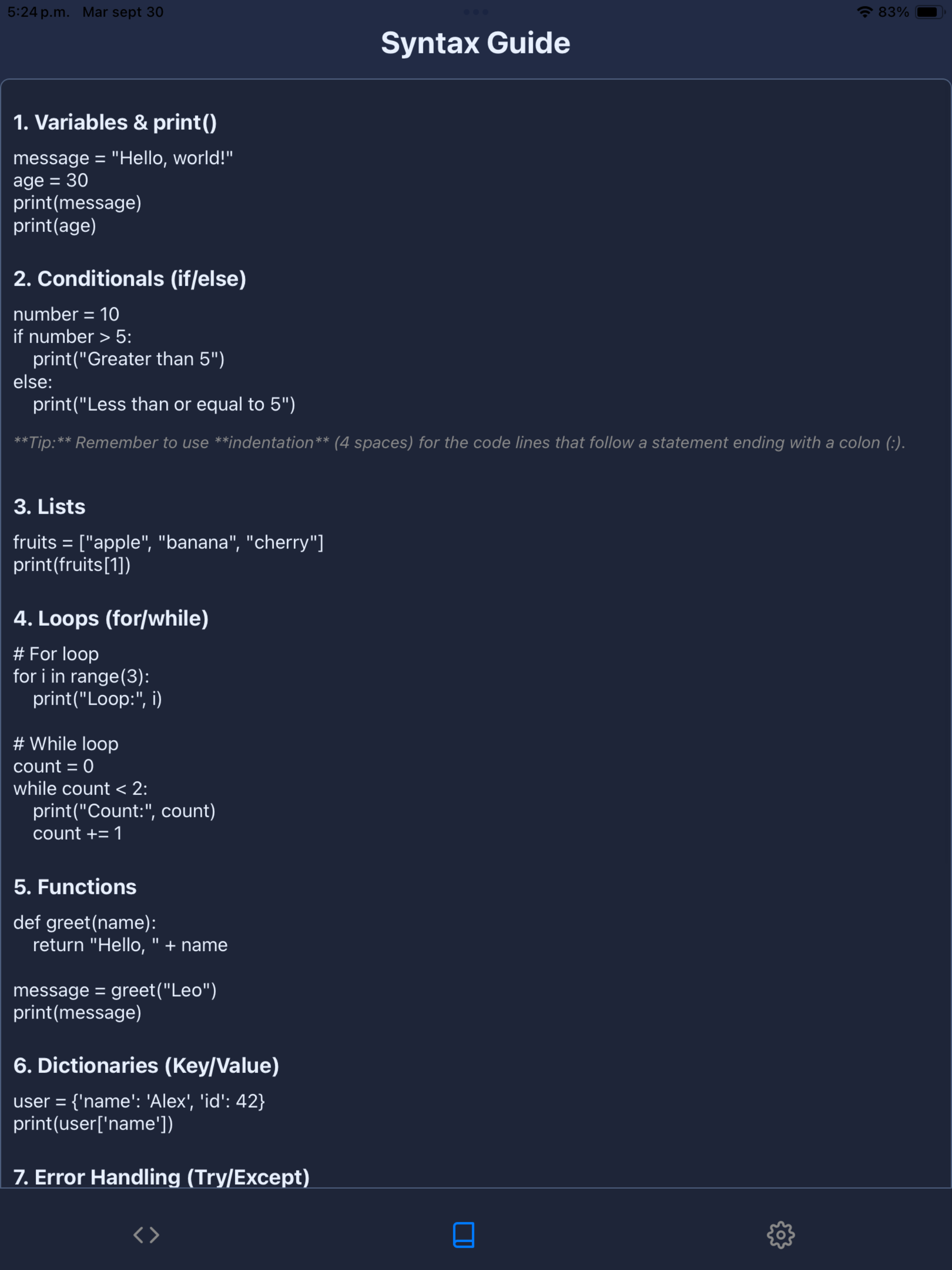 Python Sandbox screenshot 7