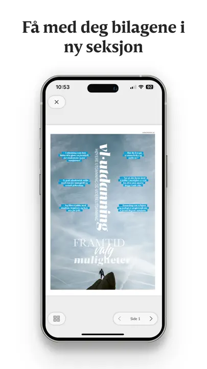 Vårt Land E-avis iPhone-skjermbilde 7