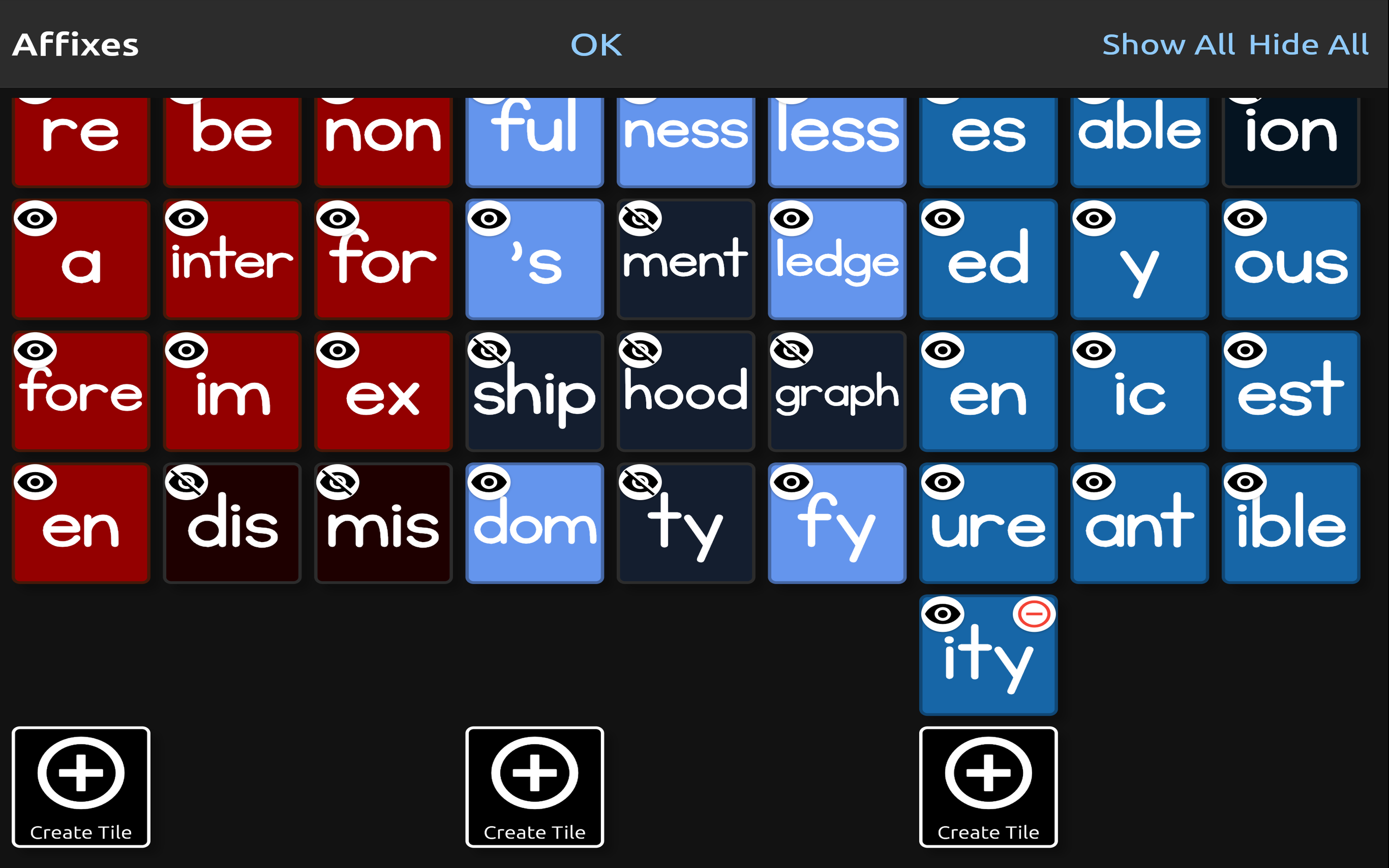 RiL Letter Tiles
