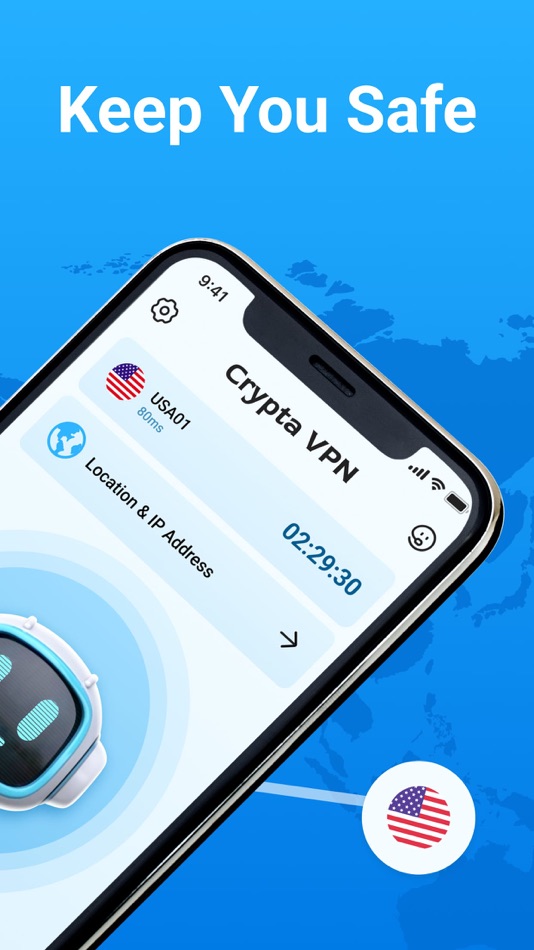 #5. Crypta VPN (iOS) By: Crypta VPN