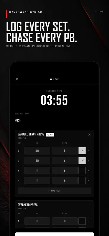 Ryderwear Gym AU screenshot 3 of 8