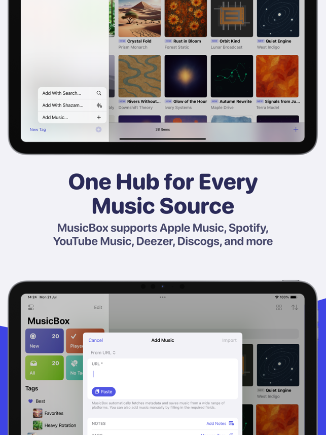 ‎MusicBox: Save Music for Later Screenshot