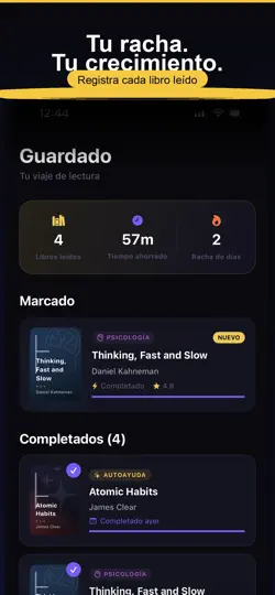 Captura de pantalla de Briefly: Resúmenes De Libros en iPhone 4