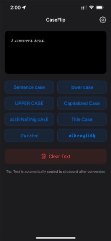 CaseFlip screenshot