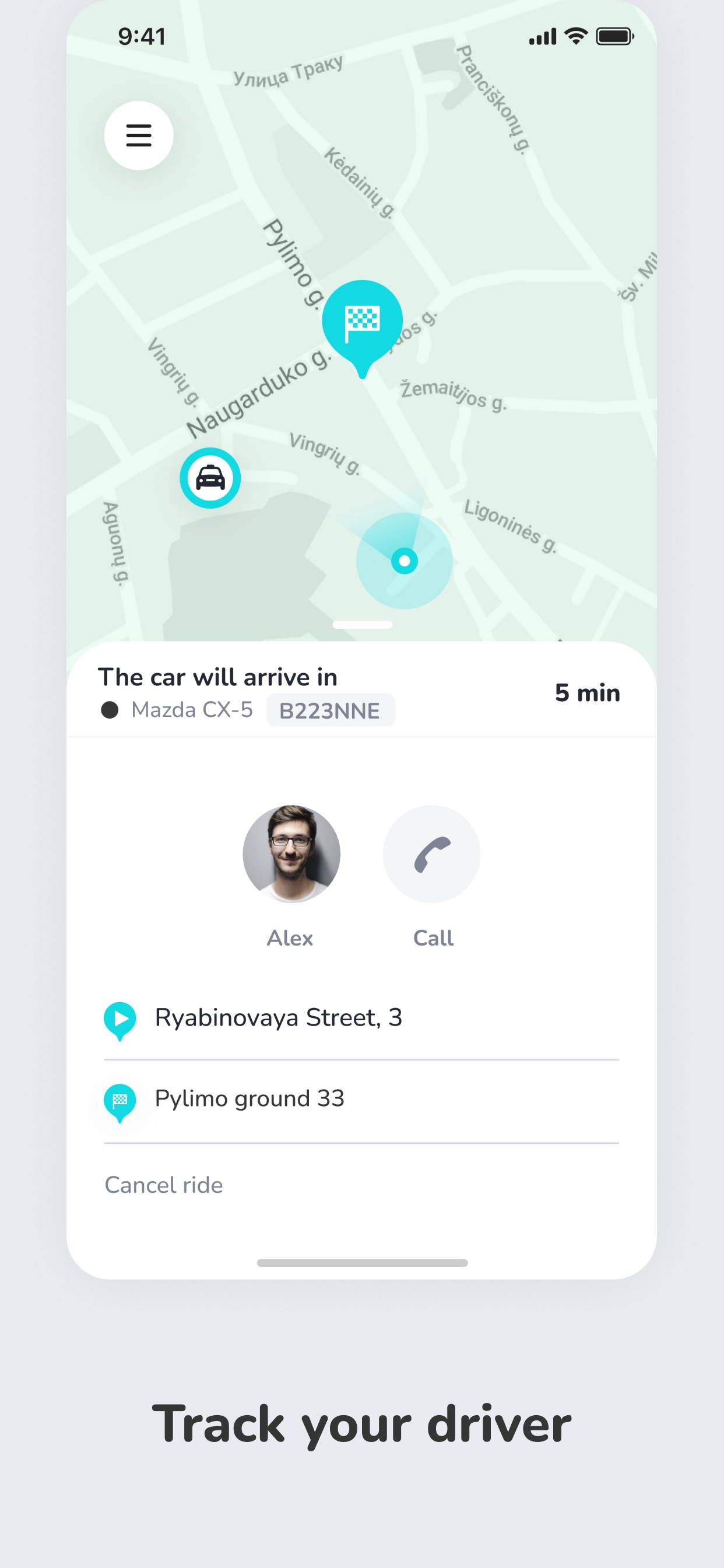 Screenshot 3 of MyTrip - Your taxi booking App