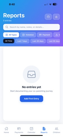 CoParent Tracker screenshot