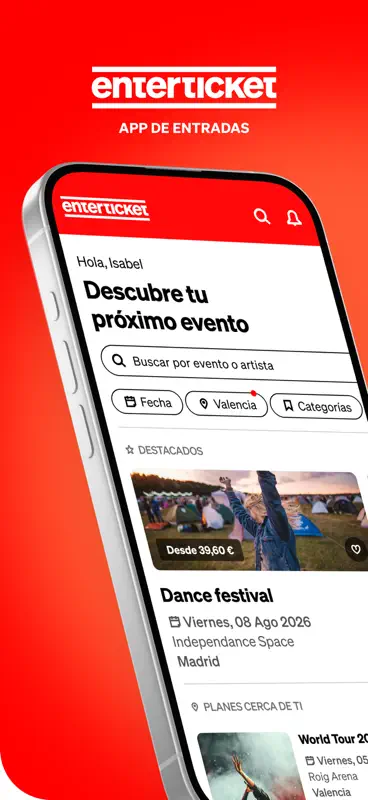 Enterticket - App de entradas screenshot 1 of 4