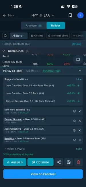 Bettorly: Smart Parlay Builder screenshot 4