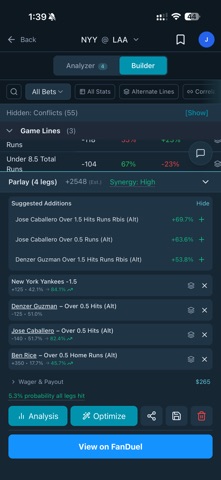 Bettorly: Smart Parlay Builder Screenshot 4 of 6