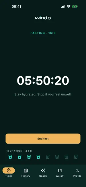 Windo: Fasting Tracker screenshot 1