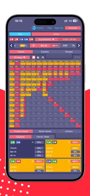 PocketSolver: Poker GTO Solver screenshot 3