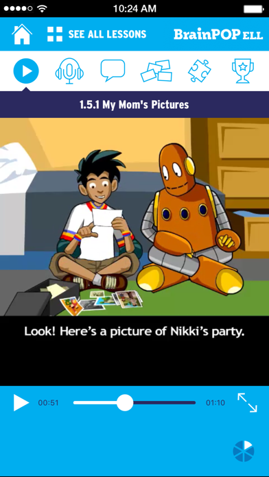 BrainPOP ELL Screenshot