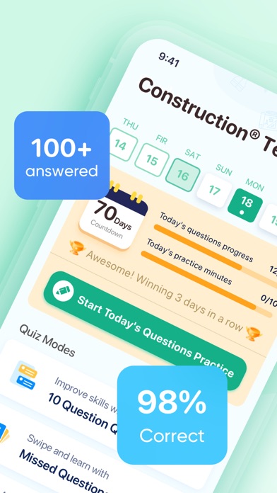 Construction Test Prep 2025 Screenshot