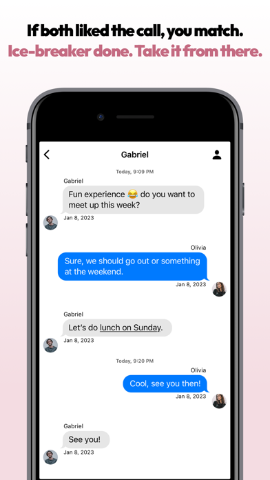 Blindlee: Love Is Blind Dating iPhone screenshot 5 - Lifestyle app