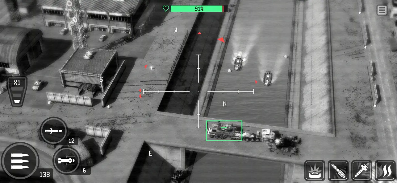 War Drone: 3D Shooting Games iOS Mod IPA screenshot 3 - iOS game interface