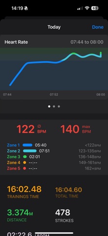 滑雪测功仪训练 Ski-Ergometer Workout screenshot