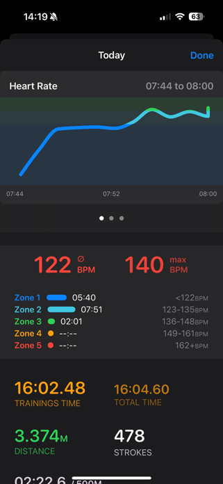 Ski-Ergometer Workout Screenshot 7 of 9